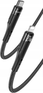 Kabel USB Yesido yesido Kabel CA115 PD 27W Type-C/iP 3m 1.67A, BLACK / CZARNY 1