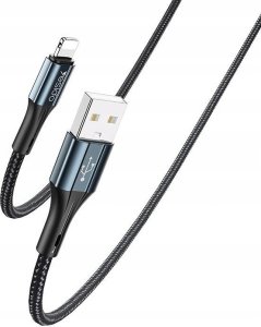 Kabel USB Yesido yesido Kabel CA94 12W USB-iP 2m 2.4A, BLACK / CZARNY 1