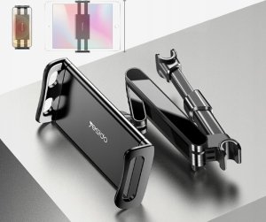 Yesido yesido Uchwyt Samochodowy C117 na Zagłówek, BLACK / CZARNY 4