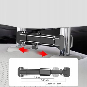Yesido yesido Uchwyt Samochodowy C117 na Zagłówek, BLACK / CZARNY 6