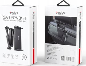 Yesido yesido Uchwyt Samochodowy C117 na Zagłówek, BLACK / CZARNY 7