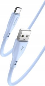 Kabel USB Yesido yesido Silikonowy Kabel CA119 18W USB-TC 1m 2A, BLUE / NIEBIESKI 1