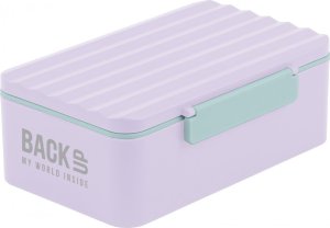 Piórnik Derform Śniadaniówka Backup 6 model C 39 fiolet/seledyn 2