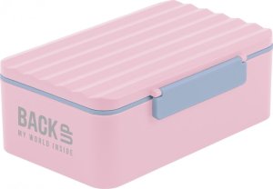 Piórnik Derform Śniadaniówka Backup 6 model C 36 róż/szary 2