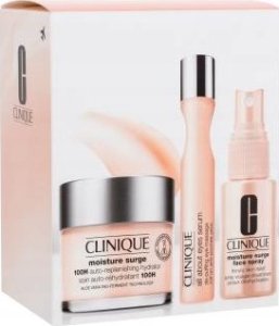 Clinique All About Moisture Surge Kit Set Clinique: Moisture Surge 100H Auto-Replenishing, Hydrating, Cream, For Face, 75 ml + All About Eyes De-Puffing, Soothing, Day & Night, Eye Serum, 15 ml + Moisture Surge, Hydrating, Spray, For Face, 30 ml For Wome 1