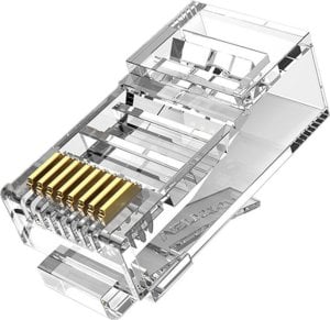 Vention Wtyczka modułowa RJ45 kat.6 UTP Vention IDDR0-50 przezroczysta opakowanie 50 szt. 1