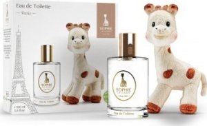 Sophie la Girafe Gift Box Set Sophie la Girafe: Sophie La Girafe, Giraffe, Collectible Plush Toy, 0+ months + Paris, Eau De Toilette, For Boys, 100 ml For Boys 1