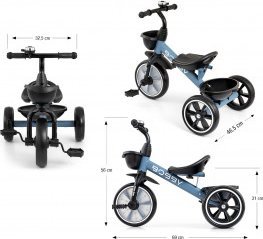 Milly Mally Milly Mally Rowerek Trójkołowy Bobby Denim 12