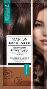 Marion Marion Recolored szampon koloryzujący 4.3 Orzechowy Brąz 35ml 1