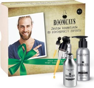 Roomcays Roomcays Zestaw #3 kosmetyków dla mężczyzn szampon do brody 120ml + olejek do brody 50ml 1