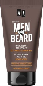 AA AA Men Beard nawilżający żel myjący do twarzy z zarostem 150ml 1