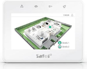 Satel SATEL Manipulator z ekranem dotykowym 4,3" INT-TSG2R-W biały 3