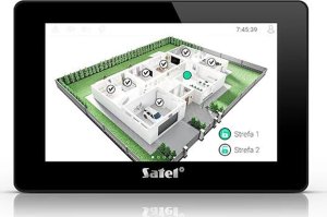 Satel SATEL Manipulator z ekranem dotykowym 7" INT-TSH2R-B czarny 3