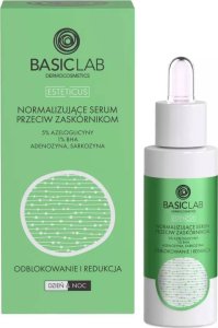 Basiclab BasicLab Esteticus normalizujące serum przeciw zaskórnikom z 5% azeloglicyny i 1% BHA 30ml 1