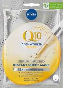 Nivea Nivea Q10 maska w płachcie z serum przeciwzmarszczkowym 1szt 1