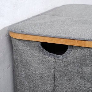 Kosz na pranie Kesper Kosz na pranie dwukomorowy (65105) 5