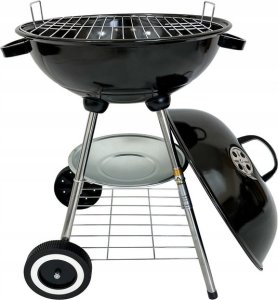 kontrast Grill węglowy na kółkach zamykany półka BBQ 1014 2