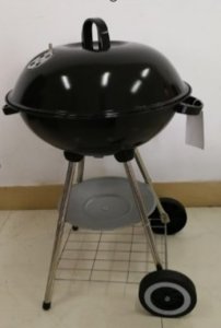kontrast Grill węglowy na kółkach zamykany półka BBQ 1014 3