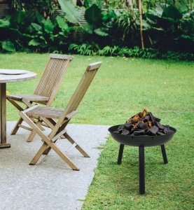 Palenisko ogrodowe kontrast Duże palenisko ogrodowe grill węglowy śr. 57 cm BBQ 1006 7