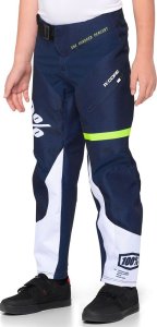 100% Spodnie juniorskie 100% R-CORE Pants dark blue yellow roz. 26 (40 EUR) (NEW) 1