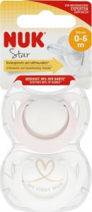 NUK SMOCZEK USP 2EL 0-6 PINK STAR 10175284 1/6 10