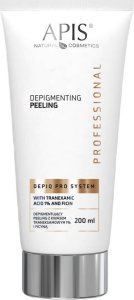 Apis Apis Depiq Pro System depigmentujący peeling z kwasem traneksamowym 1% i ficyną 200ml 1