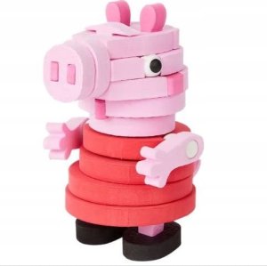 Sambro ŚWINKA PEPPA FIGURKA PUZZLE PIANKOWE 3D 1