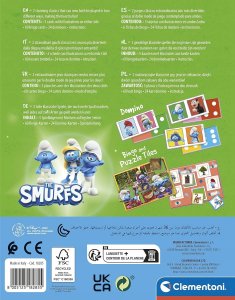 Clementoni GRA SMERFY 2W1 DOMINO MEMORY 4