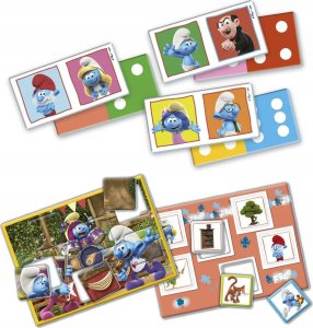 Clementoni GRA SMERFY 2W1 DOMINO MEMORY 5