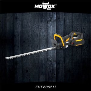 Mowox MoWox | 62V Excel Series Hand Held Battery Hedge Trimmer With Rotating Handle | EHT 6362 Li | Cordless 4