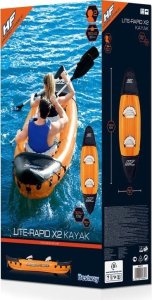 Bestway Bestway dmuchany kajak LITE-RAPID X2 wiosła 65077 15