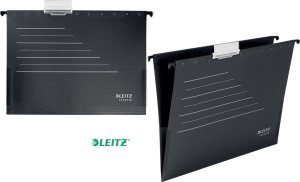 Leitz Teczka zawieszana Leitz Alpha Recycle A4 (z bokami) czarna 1