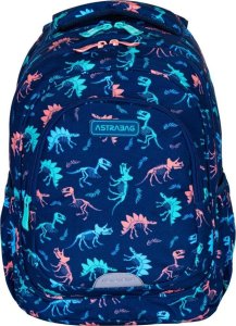 Astra Plecak dwukomorowy Astrabag Dinosaur AB330 1