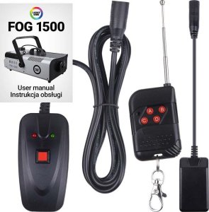 LIGHT4ME FOG 1500 wytwornica dymu mgły pilot 6