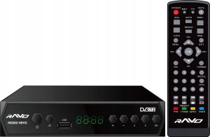 Tuner TV Ravo DVB-T2 TUNER HD202 HEVC RAVO DEKODER HD H.265/HEVC 1