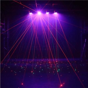 LIGHT4ME LIGHT4ME SPIDER STROBO LASER efekt LED multiefekt 5