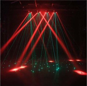 LIGHT4ME LIGHT4ME SPIDER STROBO LASER efekt LED multiefekt 6