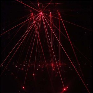 LIGHT4ME LIGHT4ME SPIDER STROBO LASER efekt LED multiefekt 7