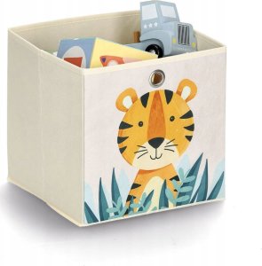 Zeller Tekstylne pudełko ze zwierzątkiem, 28 x 28 x 28 cm 3