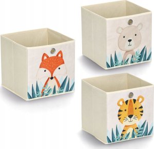 Zeller Tekstylne pudełko ze zwierzątkiem, 28 x 28 x 28 cm 4