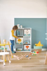 Zeller Tekstylne pudełko ze zwierzątkiem, 28 x 28 x 28 cm 6