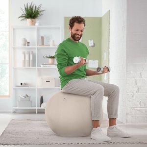 Leitz Piłka do siedzenia Leitz Ergo 65cm, SZARY 3