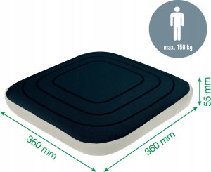 Leitz Poduszka do siedzenia Leitz Ergo, CIEMNOSZARY 4