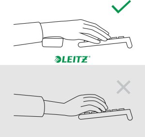 Leitz Podkładka przed klawiaturę Leitz Ergo ciemnoszara 3