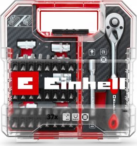 Zestaw narzędzi Einhell ZESTAW BITÓW I KLUCZY NASADOWYCH 37 SZT. L-CASE 49109022 2