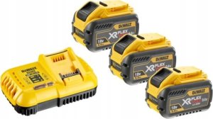 Dewalt Priedų rinkinys DeWalt DCB118X3; 18/54 V; 3x9,0 Ah + pakrovėjas DCB118 1