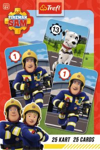 Trefl 2w1 Karty PIOTRUŚ Strażak Sam gra karciana pan +Pamięć Memo memory PL / ANG 2