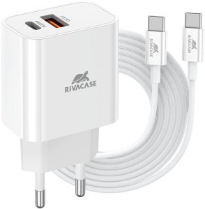 Ładowarka RivaCase MOBILE CHARGER WALL/Baltas PS4102 WD4 RIVACASE 1