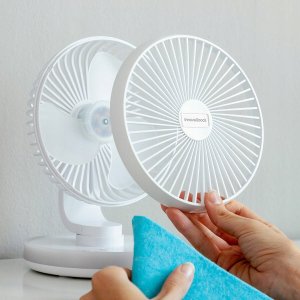 Wentylator USB InnovaGoods InnovaGoods Rechargeable Desk Fan with LED FanLed 7