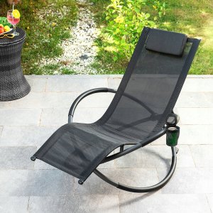 InnovaGoods InnovaGoods Folding Orbital Rocking Sun Lounger Ro 2